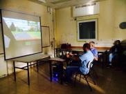 فعاليات الحذر على الطرق في المدرسة الثانوية الشاملة في يافا 